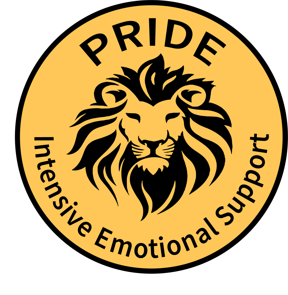 lion IES logo with yellow